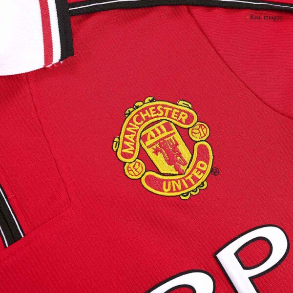 Manchester United Home Jersey Retro 1998/99 - Long Sleeve - Image 7