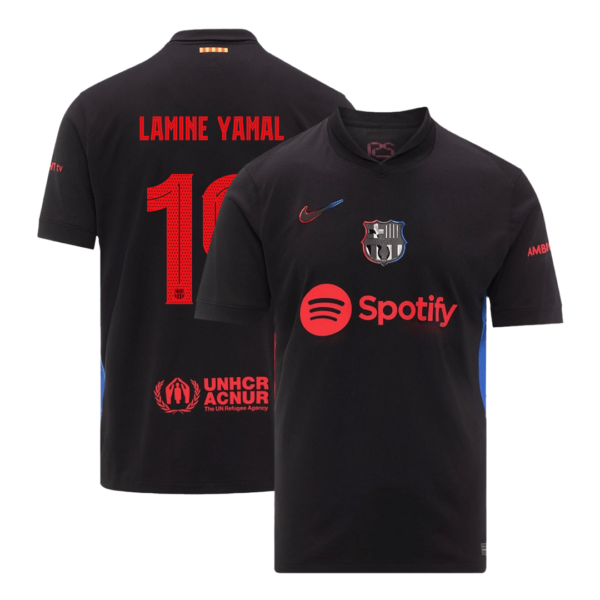 Barcelona LAMINE YAMAL #19 Away  Jersey 2024/25 - UCL Edition