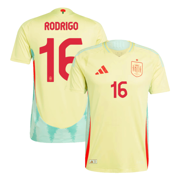 Spain RODRIGO #16 Away Jersey  EURO 2024