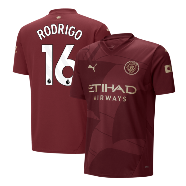 Manchester City RODRIGO #16 Third Away  Jersey 2024/25