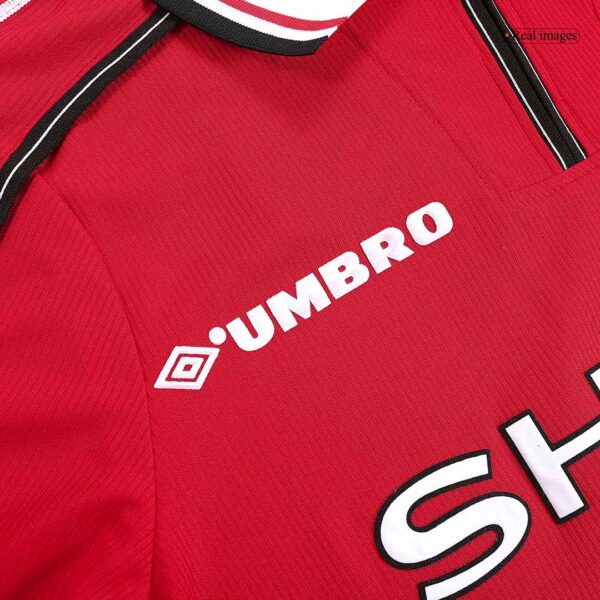 Manchester United Home Jersey Retro 1998/99 - Long Sleeve - Image 4