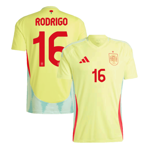 Spain RODRIGO #16 Away Jersey EURO 2024