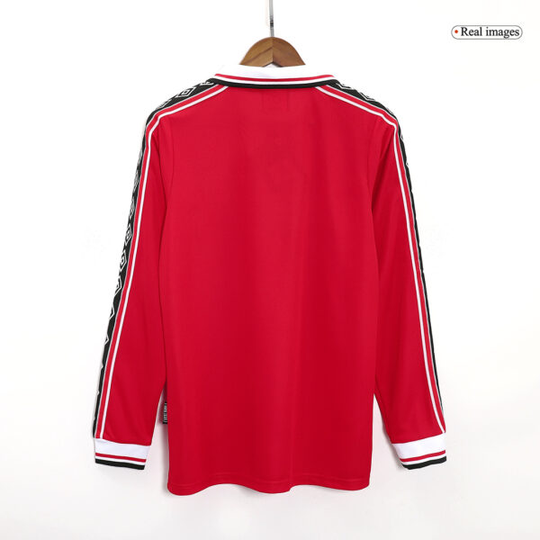 Manchester United Home Jersey Retro 1998/99 - Long Sleeve - Image 2