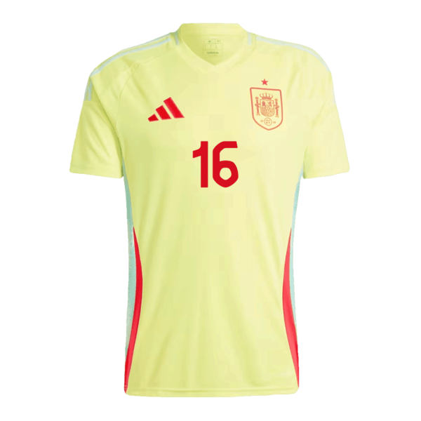 Spain RODRIGO #16 Away Jersey EURO 2024 - Image 2