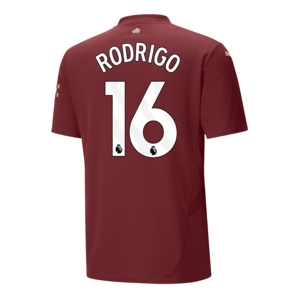 Manchester City RODRIGO #16 Third Away  Jersey 2024/25 - Image 3