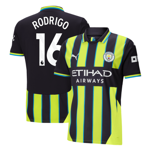 Manchester City RODRIGO #16 Away  Jersey 2024/25