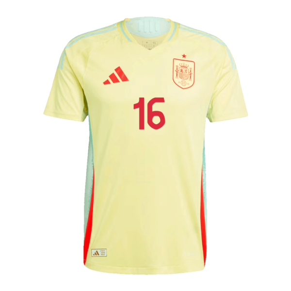 Spain RODRIGO #16 Away Jersey  EURO 2024 - Image 2