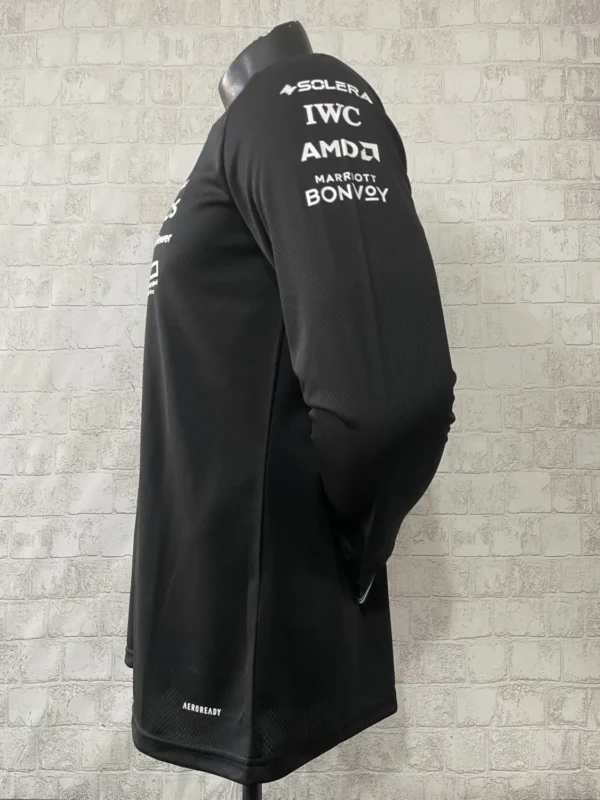 F1 Mercedes 2025 Black Long Sleeve - Image 3