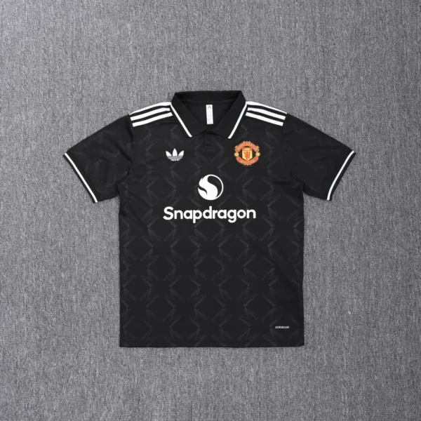 Manchester United Black Polo Kit 25-26 - Image 5