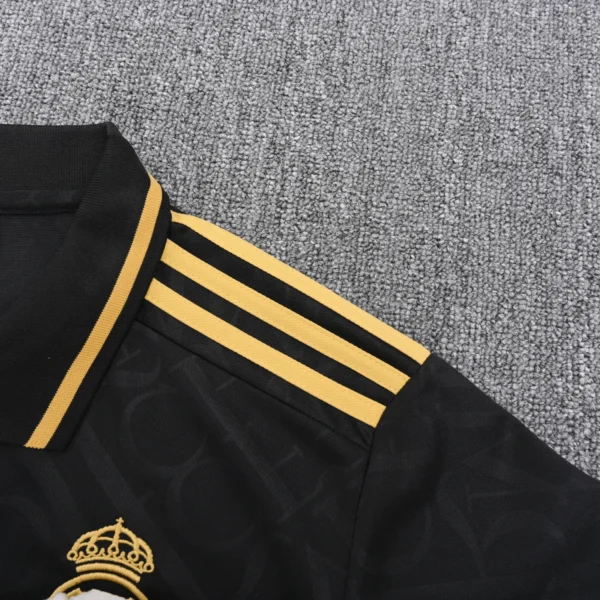 Real Madrid Black Polo Kit 25-26 - Image 5