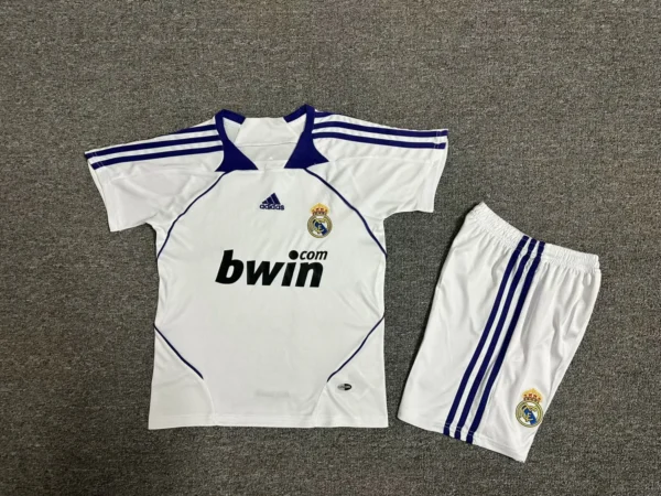 07-08 Real Madrid Home Kids Kit