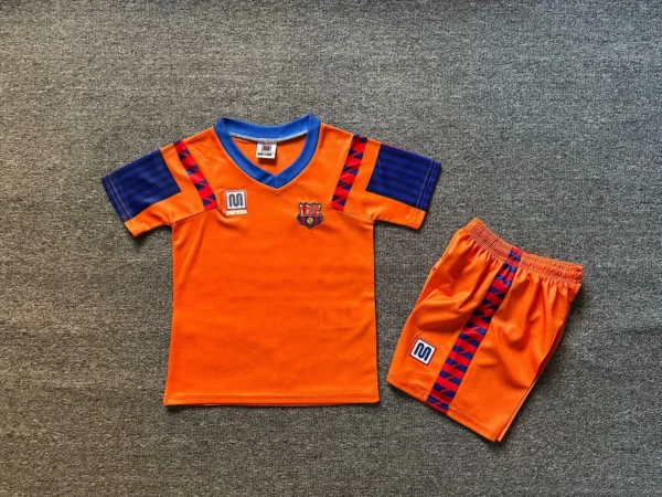 91-92 Barcelona Away Kids Kit