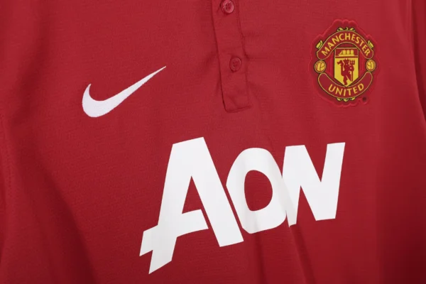Manchester United Home Kit Retro 13-14 - Image 3