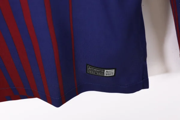 Barcelona Home Kit Retro Long Sleeve 17-18 - Image 4