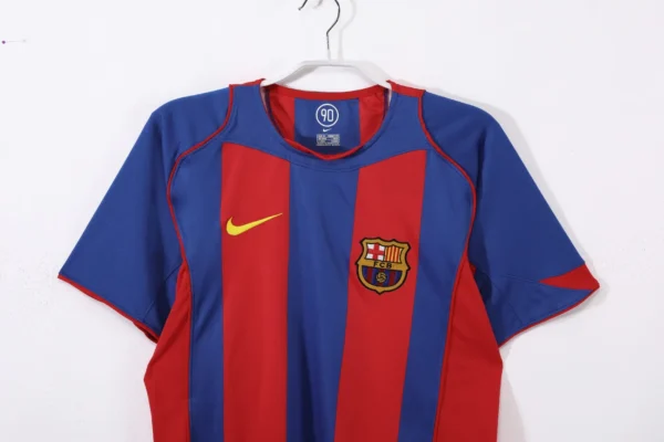 Barcelona Home Kit Retro 04-05 - Image 7