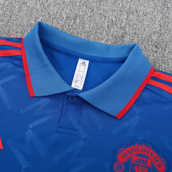 Manchester United Blue Polo Kit 25-26 - Image 8