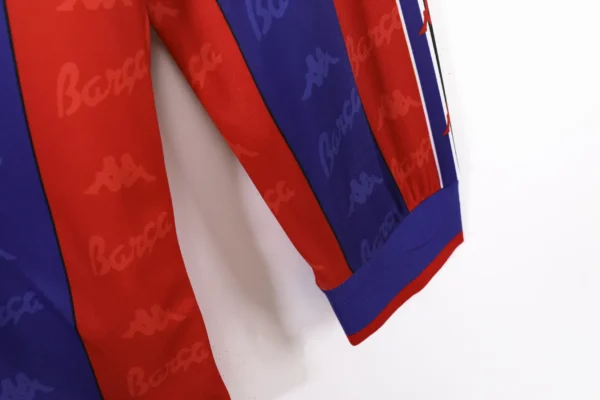 Barcelona Home Kit Retro Long Sleeve 95-97 - Image 3