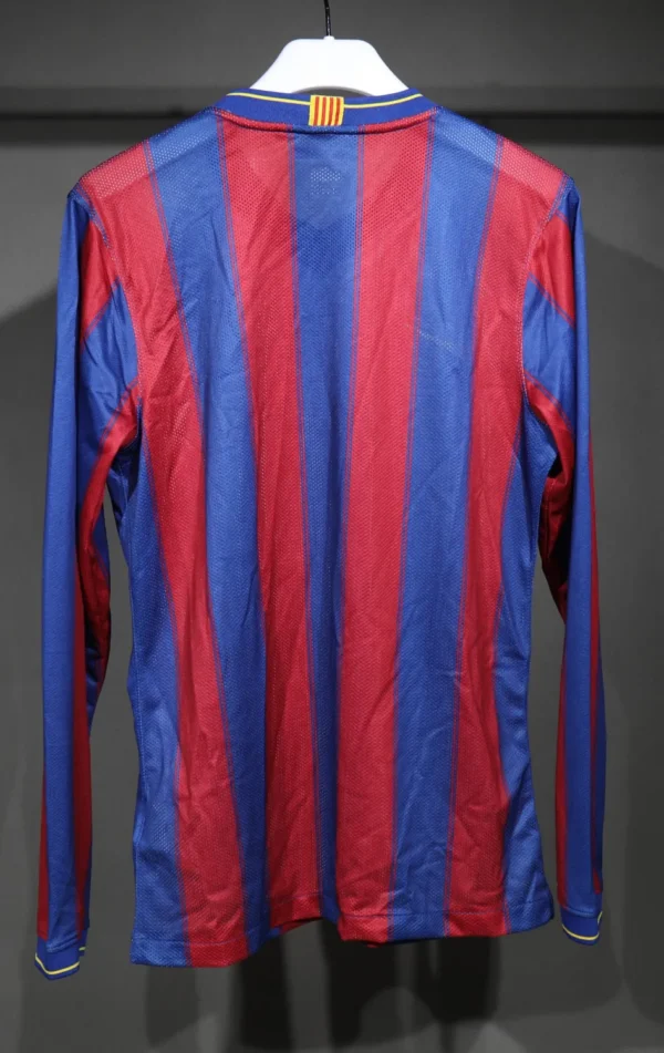 Barcelona Home Long Sleeve Kit Retro 09-10 - Image 4