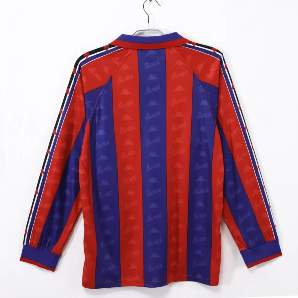 Barcelona Home Kit Retro Long Sleeve 95-97 - Image 2