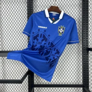 Brazil Away Blue Kit Retro 1994