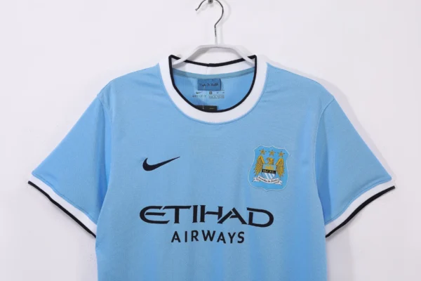 Manchester City Home Kit Retro 13-14 - Image 2