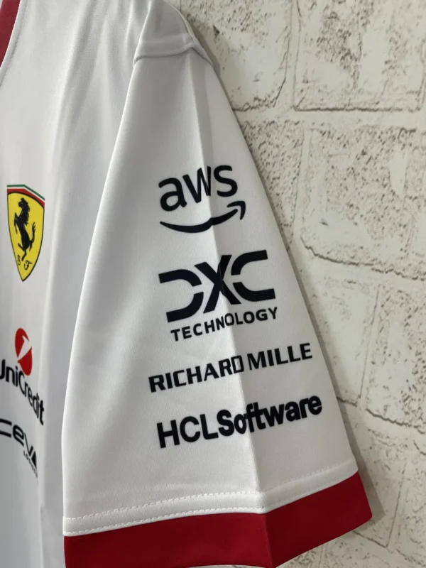Ferrari F1 2025 White T-Shirt - Image 4