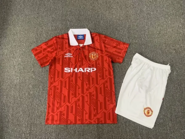 92-94 Manchester United Home Kids Kit