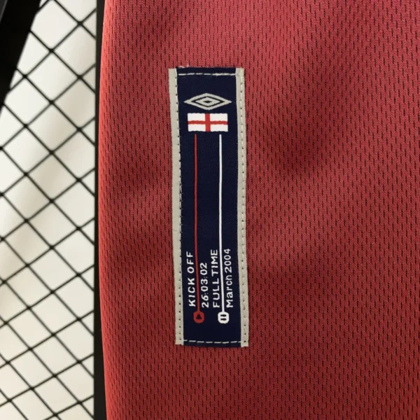 England Away Kit Retro 2002 - Image 4