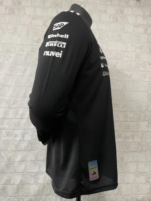 F1 Mercedes 2025 Black Long Sleeve - Image 2