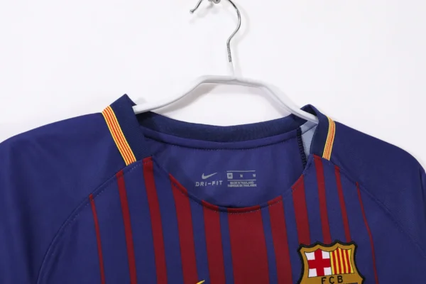 Barcelona Home Kit Retro Long Sleeve 17-18 - Image 6