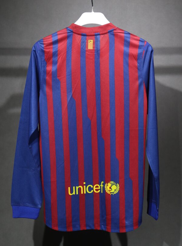 Barcelona Home Kit Long Sleeve Retro11-12 - Image 2