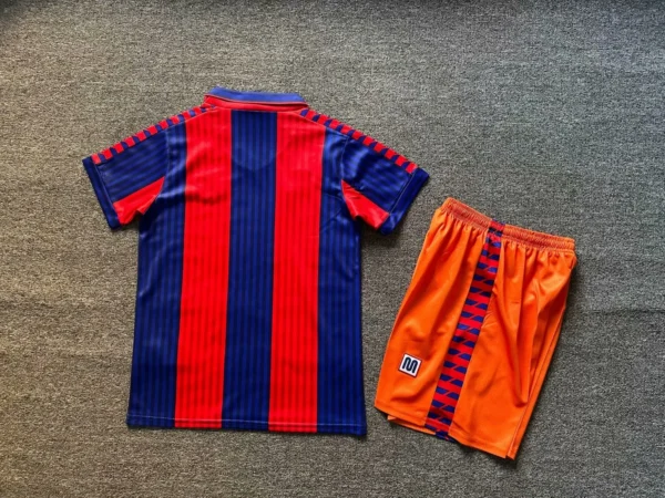 91-92 Barcelona Home Kids Kit - Image 2