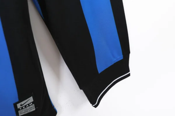 Inter Milan Home Kit Retro Long Sleeve 09-10 - Image 6