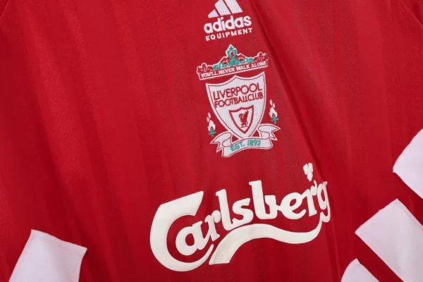 Liverpool Home Kit Retro Long Sleeve 93-95 - Image 5