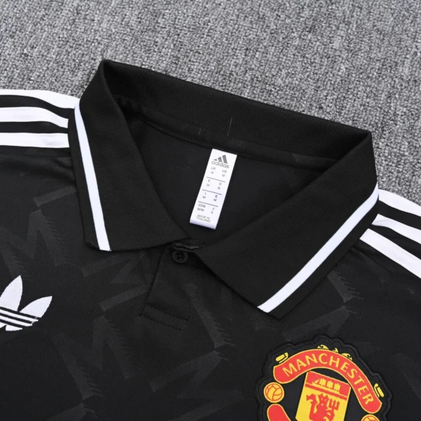 Manchester United Black Polo Kit 25-26 - Image 4