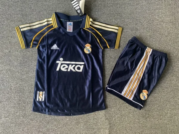 98-00 Real Madrid Away Kids Kit