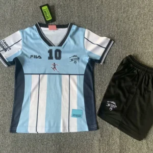 Argentina 10# Maradona Retirement Commemorative Edition Kid Kit
