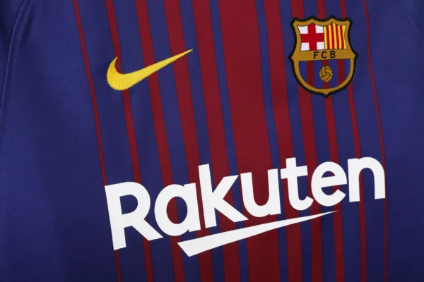 Barcelona Home Kit Retro Long Sleeve 17-18 - Image 5