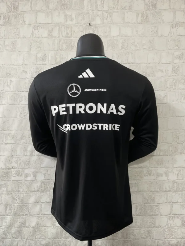 F1 Mercedes 2025 Black Long Sleeve - Image 4