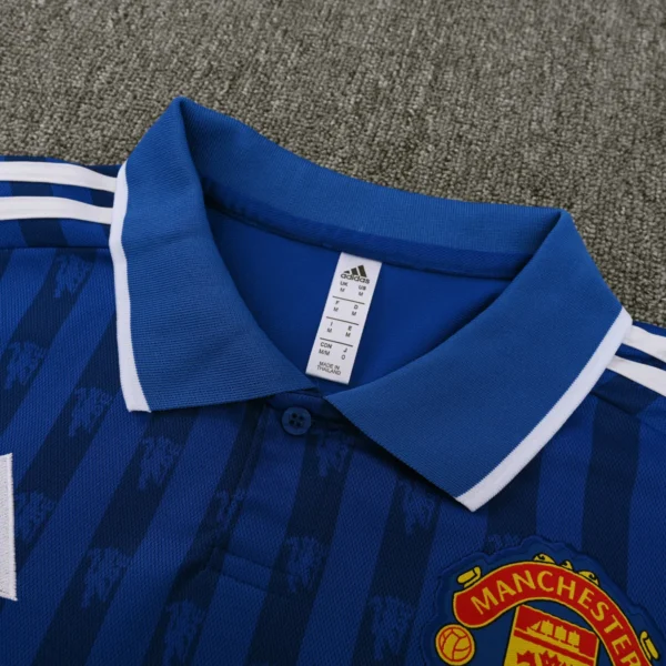 Manchester United Blue Polo Kit 25-26 - Image 7