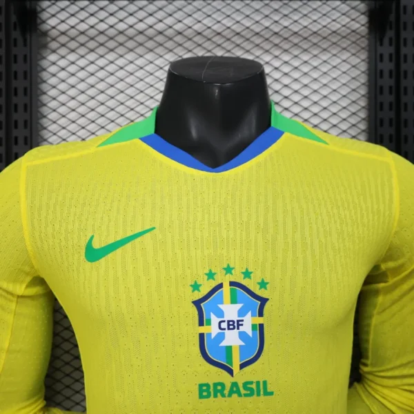 Brazil Home Kit Long Sleeve 2025 - Image 6