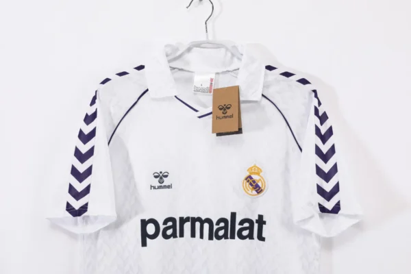 Real Madrid Home Kit Retro 86-87 - Image 3