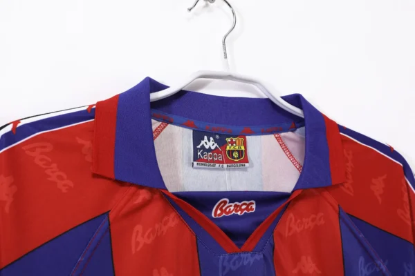 Barcelona Home Kit Retro Long Sleeve 95-97 - Image 5