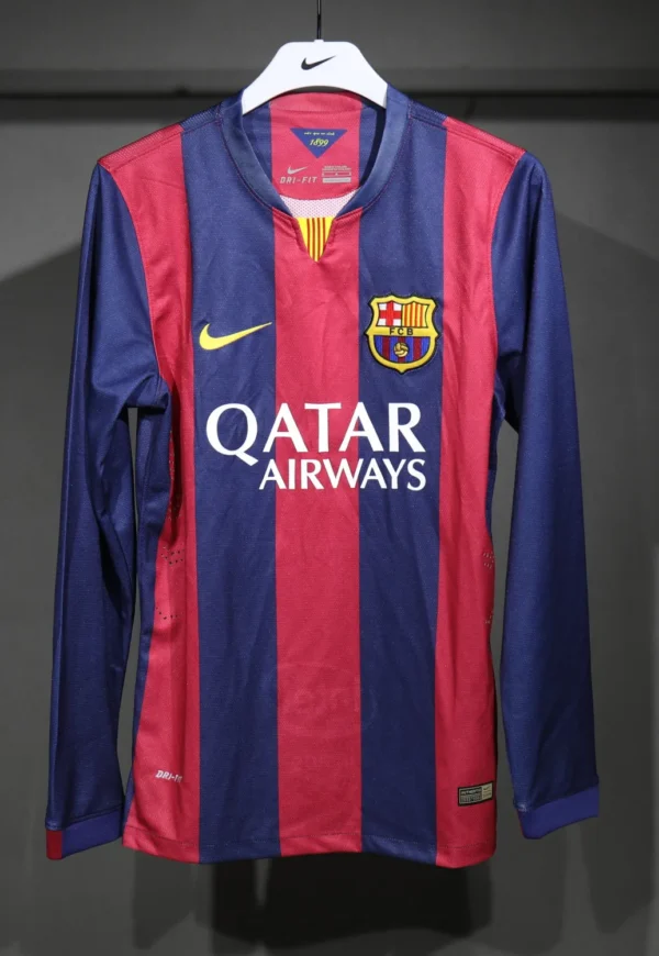 Barcelona Home Long Sleeve Kit Retro 14-15