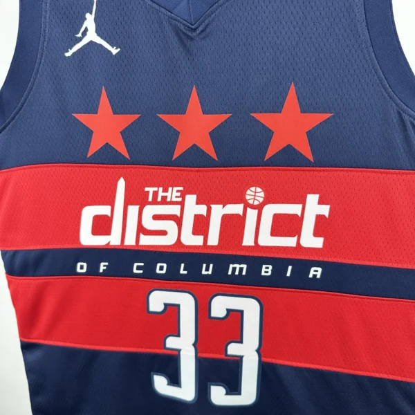 Kuzma#33 Washington Wizards 2025 NBA Blue Kit - Image 6