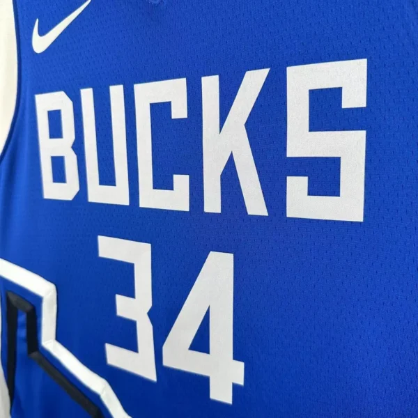 ANTETOKOUNMPO#34 Milwaukee Bucks 2025 NBA Kit - Image 5
