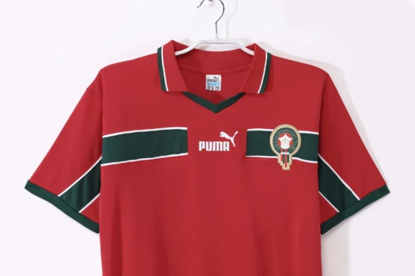 Morocco Red Kit Retro 1998 - Image 2