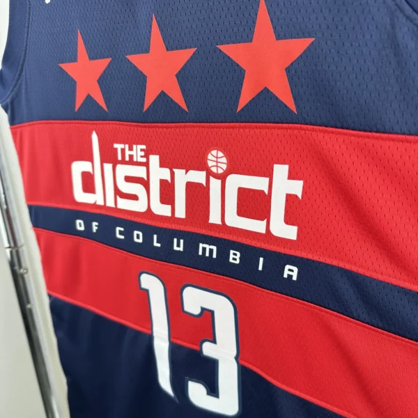 Poole#13 Washington Wizards 2025 NBA Blue Kit - Image 4