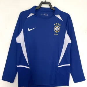 Brazil Away Long Sleeve Kit Retro 2002
