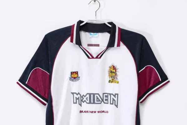 West Ham United Away Kit Retro 1999 - Image 2